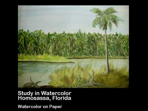 Study in Watercolor - Homosassa%2C Florida 