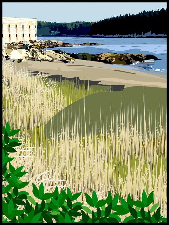 Fort Popham%2C Popham Beach%2C Maine
