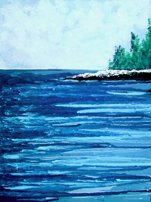 Work in Progress - Boat off West Point%2C Maine