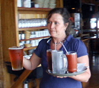 AndreaBrand waitressing