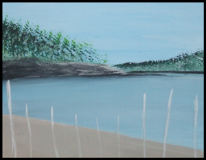 Hermit Island in Progress - Andrea Brand Art