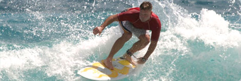 Man Surfing